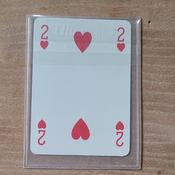 Prada Other - Prada 2 Of Hearts Red and White Playing Card New